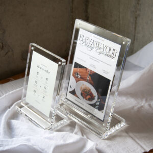 上質な透明感 アクリルスタンド プレミア L型