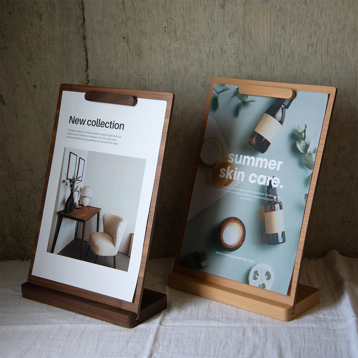 木製サインホルダー A4