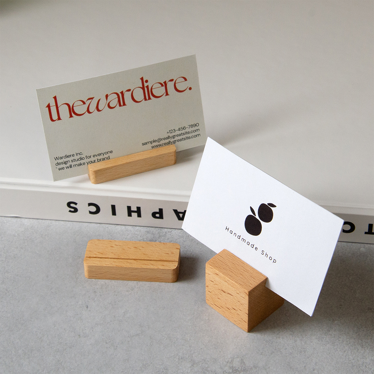 木製ミニスタンド