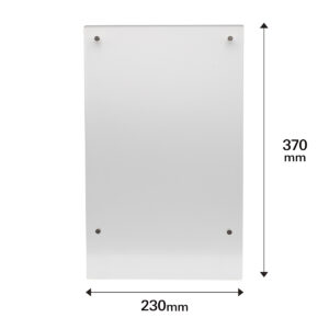 石製サインホルダー 丸型 ディテール（溝幅8mm／アクリル板マグネット固定）