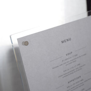 石製サインホルダー 使用例2