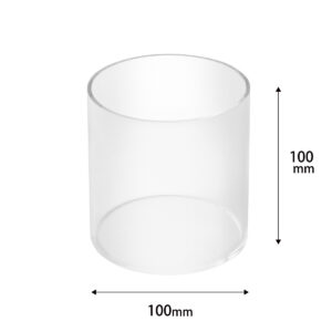 アクリル円柱ケース 直径10cm AC-210 外寸Φ100×H100mm 寸法図