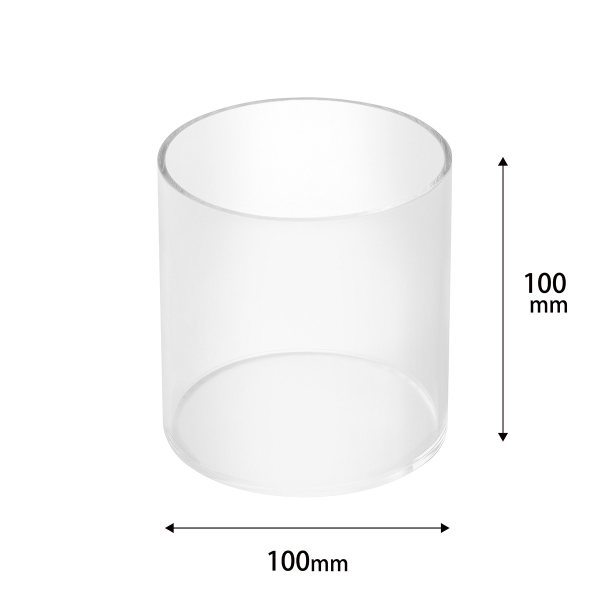 アクリル円柱ケース 直径10cm AC-210 クリア